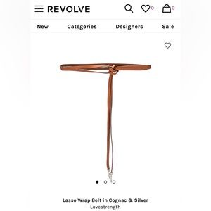 Lasso Wrap Belt in Cognac & Silver
Lovestrength
Color: Cognac & Silver
Size: all